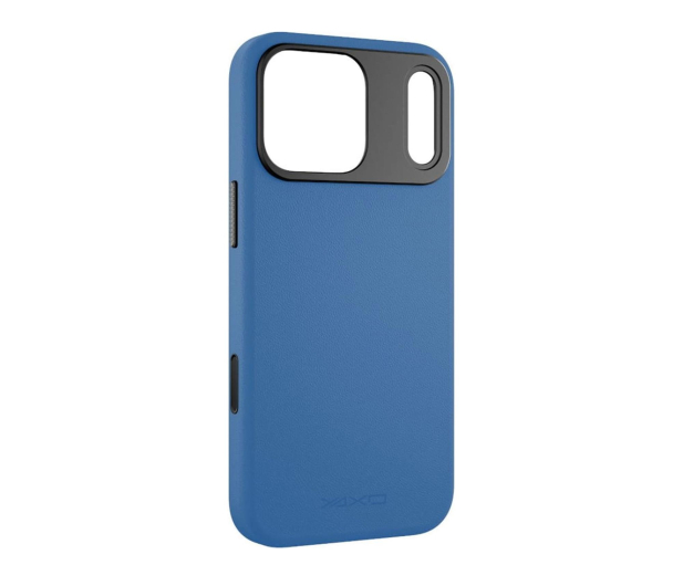 YAXO Leather Gear Slim Case MagSafe iPhone 17 Pro Max Blue - 1455885 - zdjęcie 2